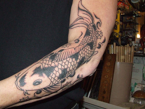 Fish Tattoo On Arm