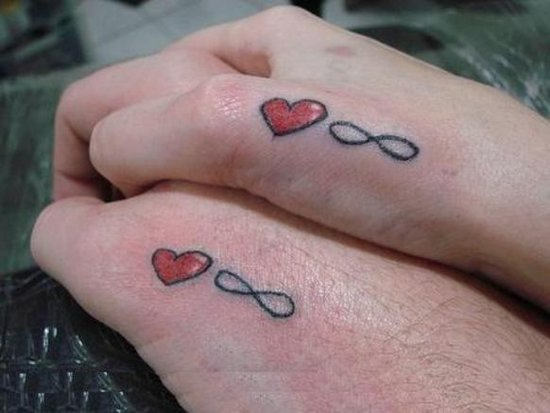 Love Tattoo On Hands