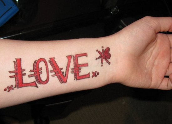 Beautiful Love Tattoo