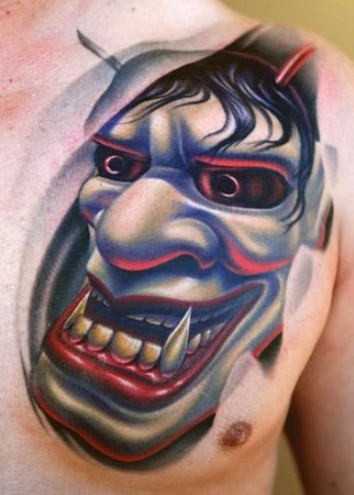 Laughing Demon Tattoo