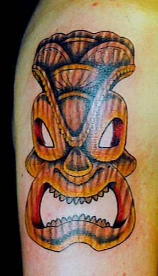 Scary Devil Mask Tattoo