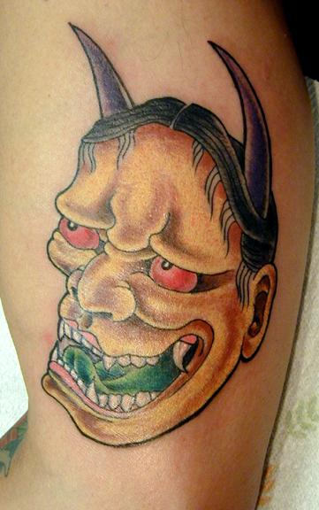 Admirable Mask Tattoo