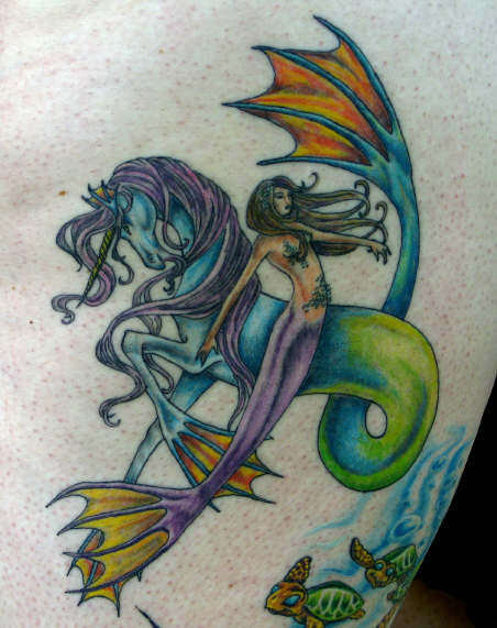 Wonderful Mermaid Tattoo