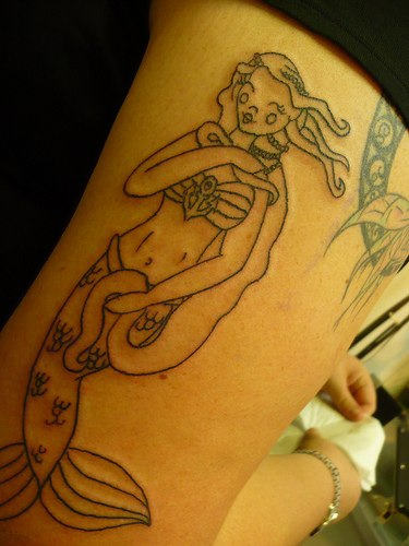 Mermaid Tattoo On Arm