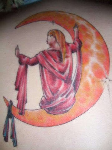 Holy Moon Tattoo 