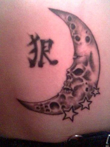 Nice Moon Tattoo