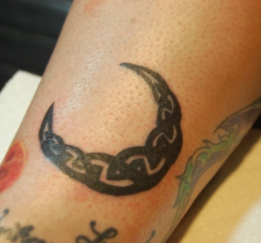 Tribal Moon Tattoo