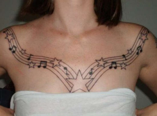 Awesome Music Tattoo