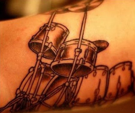Musical Drums Tattoo 