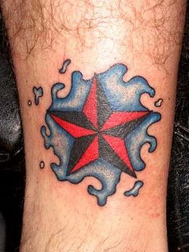 Lovely Nautical Star Tattoo