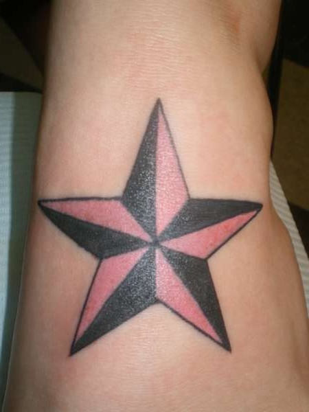 Lovely Nautical Star Tattoo