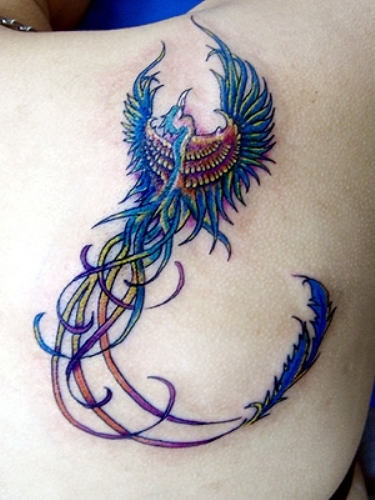 Attractive Phoenix Tattoo