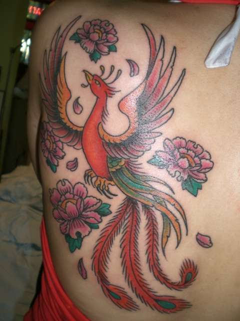 Very Stylish Phoenix Tattoo