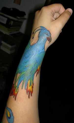 Bird Tattoo On Arm