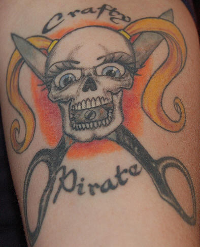 Crafty Pirate Tattoo