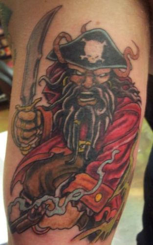 Killer Pirate Tattoo