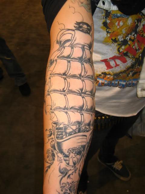 Pirate Tattoo On Arm