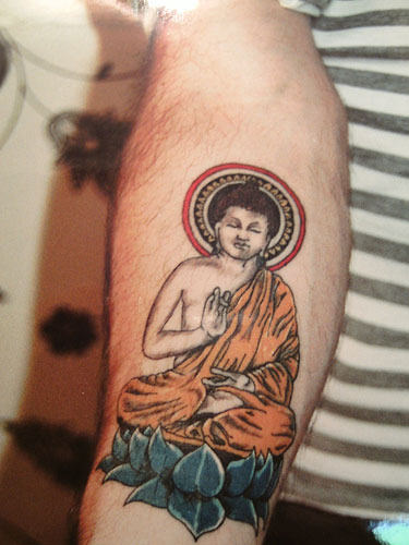 Buddha Tattoo On Arm