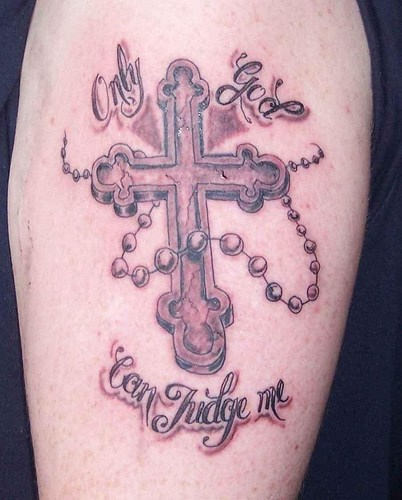 Only God Can Judge Me Tattoo