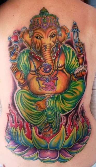 Splendid Ganesh Tattoo