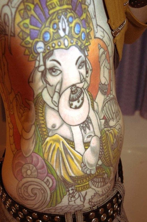 Big Ganesh Tattoo