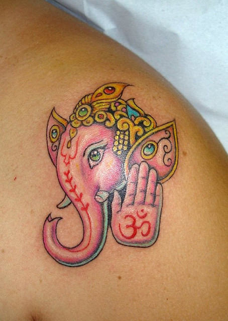 Winsome Ganesh Tattoo
