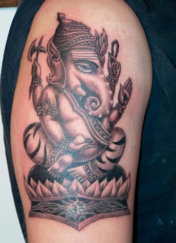 Winning Ganesh Tattoo