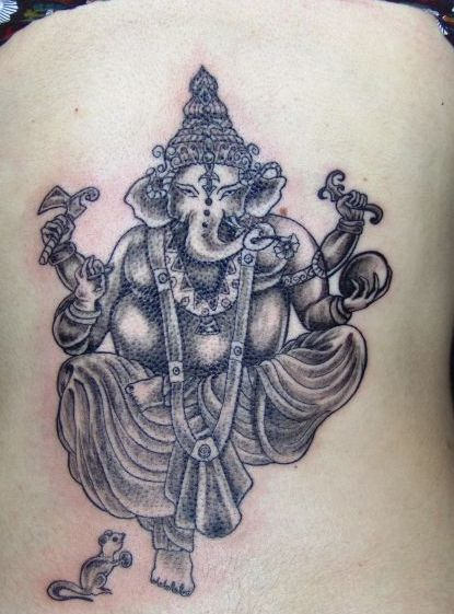Winsome Ganesh Tattoo