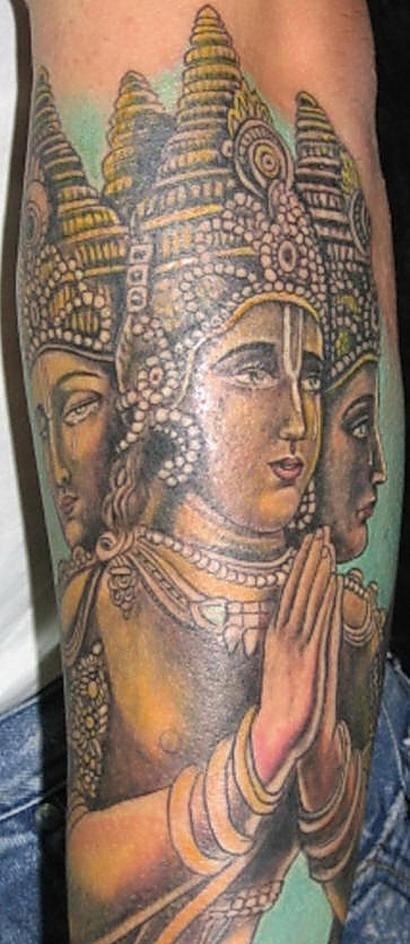 Hindu God Tattoo On Arm