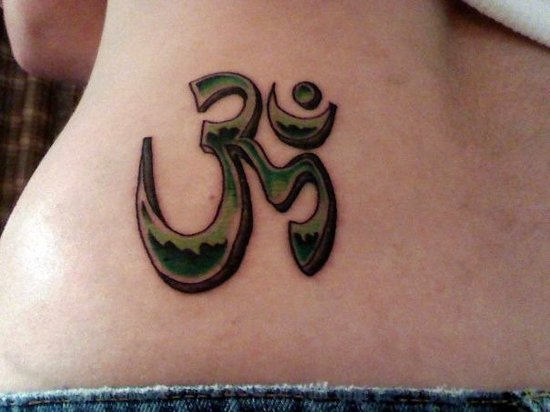 Om Tattoo On Waist