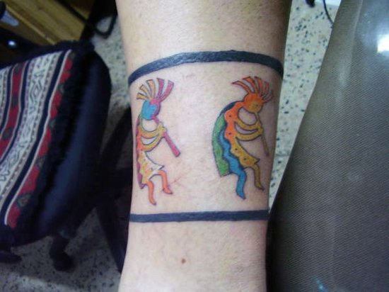 Kokopelli Band Tattoo