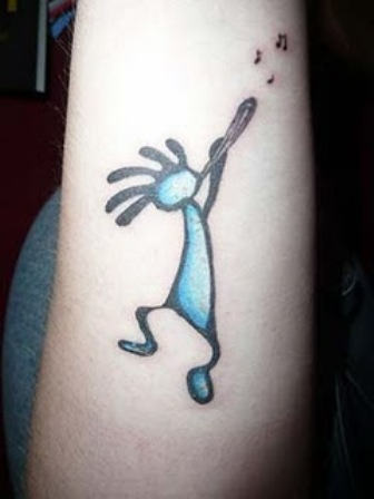 Kokopelli Tattoo Design