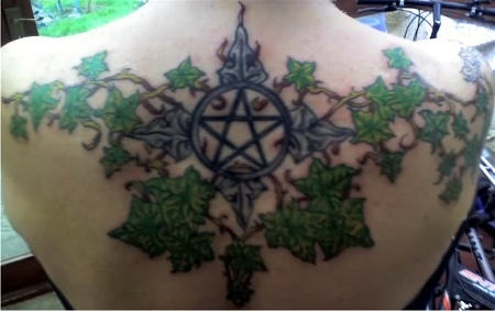 Pagan Tattoo on Back