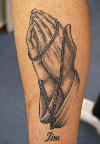 Praying Hands Tattoo