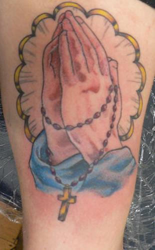 Praying Hands Tattoo