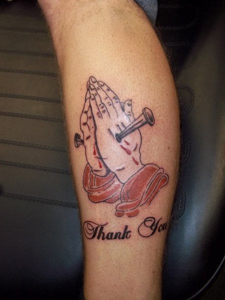 Thank You - Praying Hands