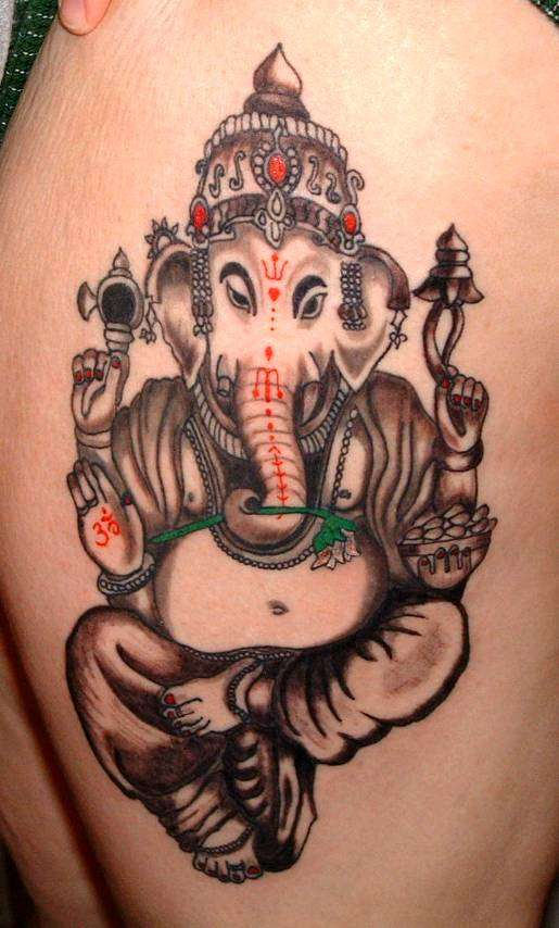Superb Ganesh Tattoo