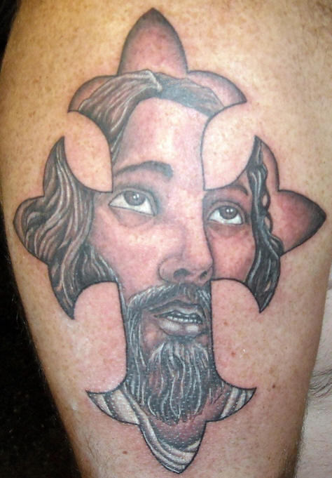 Marvelous Jesus-Cross Tattoo