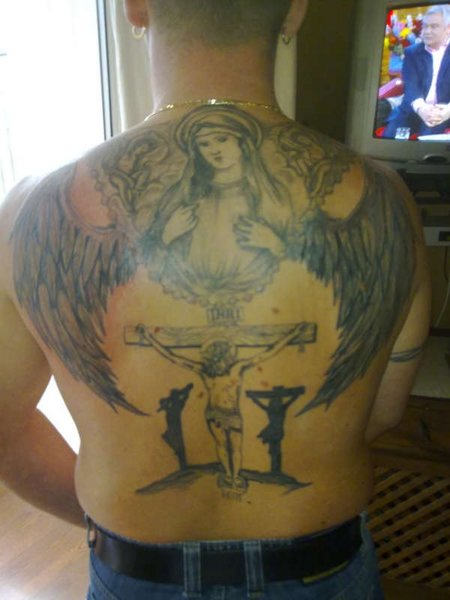 Virgin Mary - Jesus Christ Tattoo