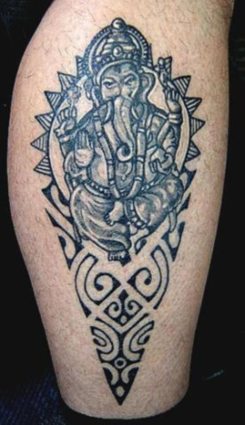 Admirable Ganesh Tattoo
