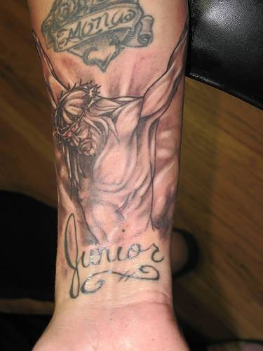 Jesus Tattoo On Arm