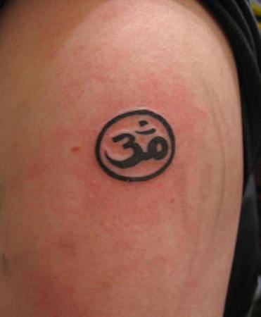 Small Om Tattoo