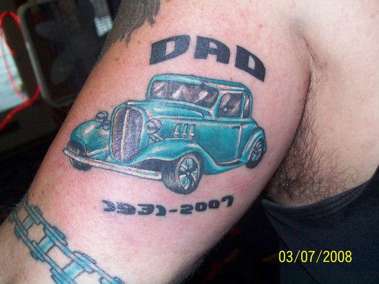 In Loving Memory Car Tattoo
