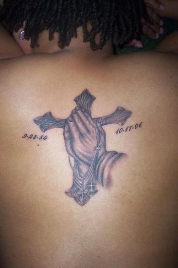 Memorial Tattoo On Back