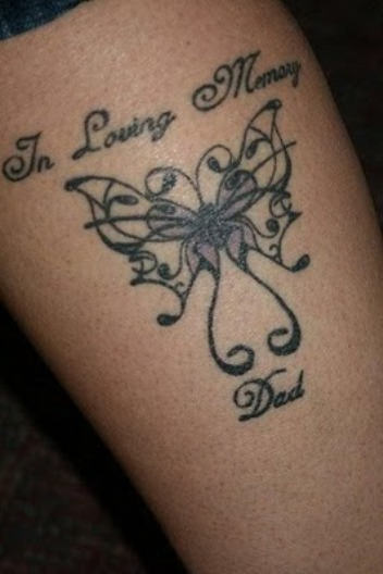 In Memory Of Dad Tattoo
