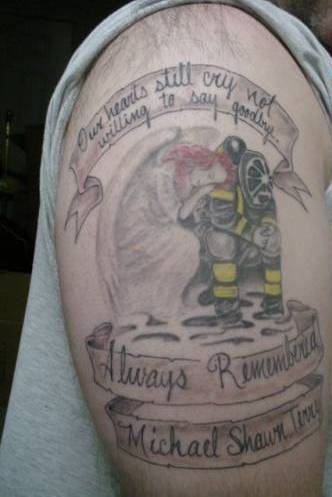 Always Remember Tattoo On Shoulder