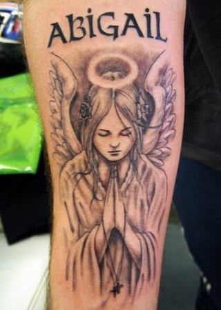 Remembrance Angel Tattoo