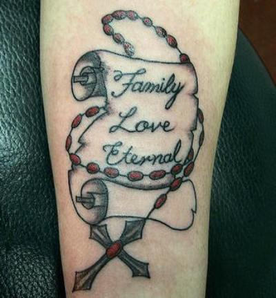 Family Love Eternal Tattoo