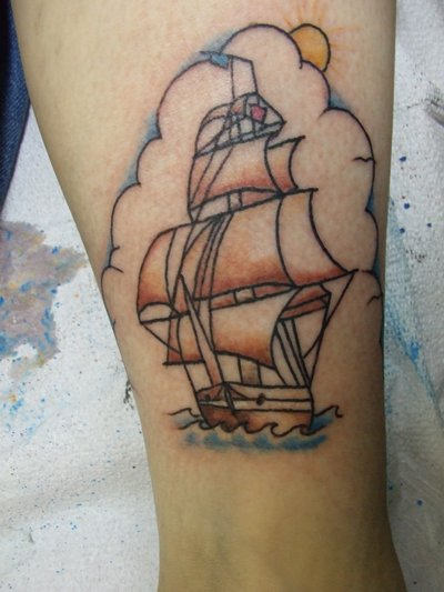 Ship Tattoo Picture