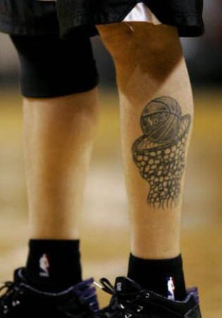 Basketball Tattoo On Leg | Tattoo Designs, Tattoo Pictures